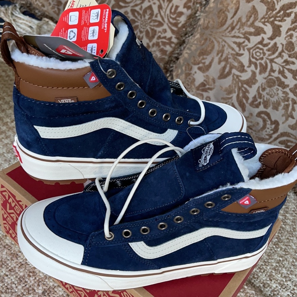 Vans Sk8-Hi Mte 2.0 Dx Dress Blues/Marshmallow WM - Picture 11 of 16